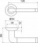 Ручка раздельная ARMADILLO Stella LD28-1SN/CP-3 матовый никель/хром